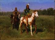Mounted Indians Carrying Spears Rosa Bonheur